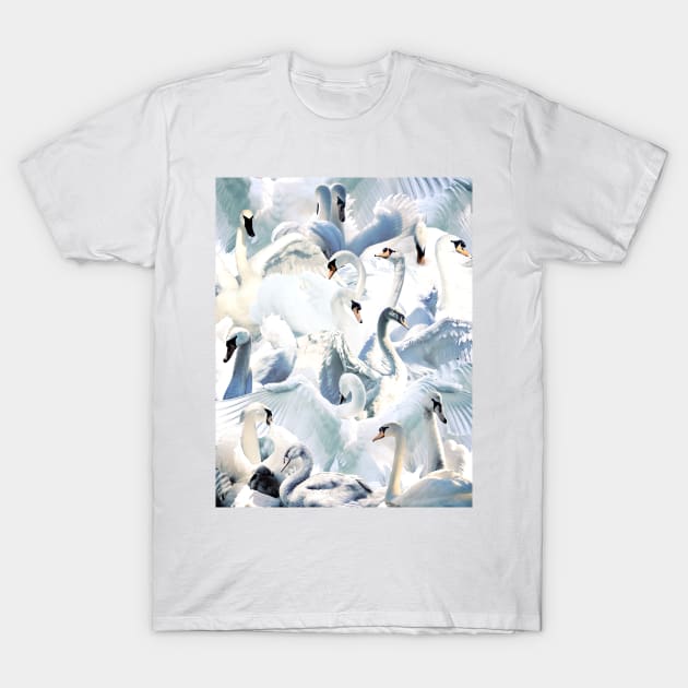 Swans T-Shirt by MaxencePierrard